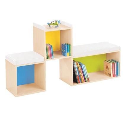 Mueble bibliocubos pequeño puente el conjunto