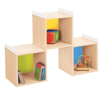 Mueble bibliocubos pirámide el conjunto