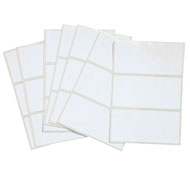 Etiquetas Adhesivas permanentes Blancas L: 7,5 Cm - Anchura: 3,4 Cm lote de 21