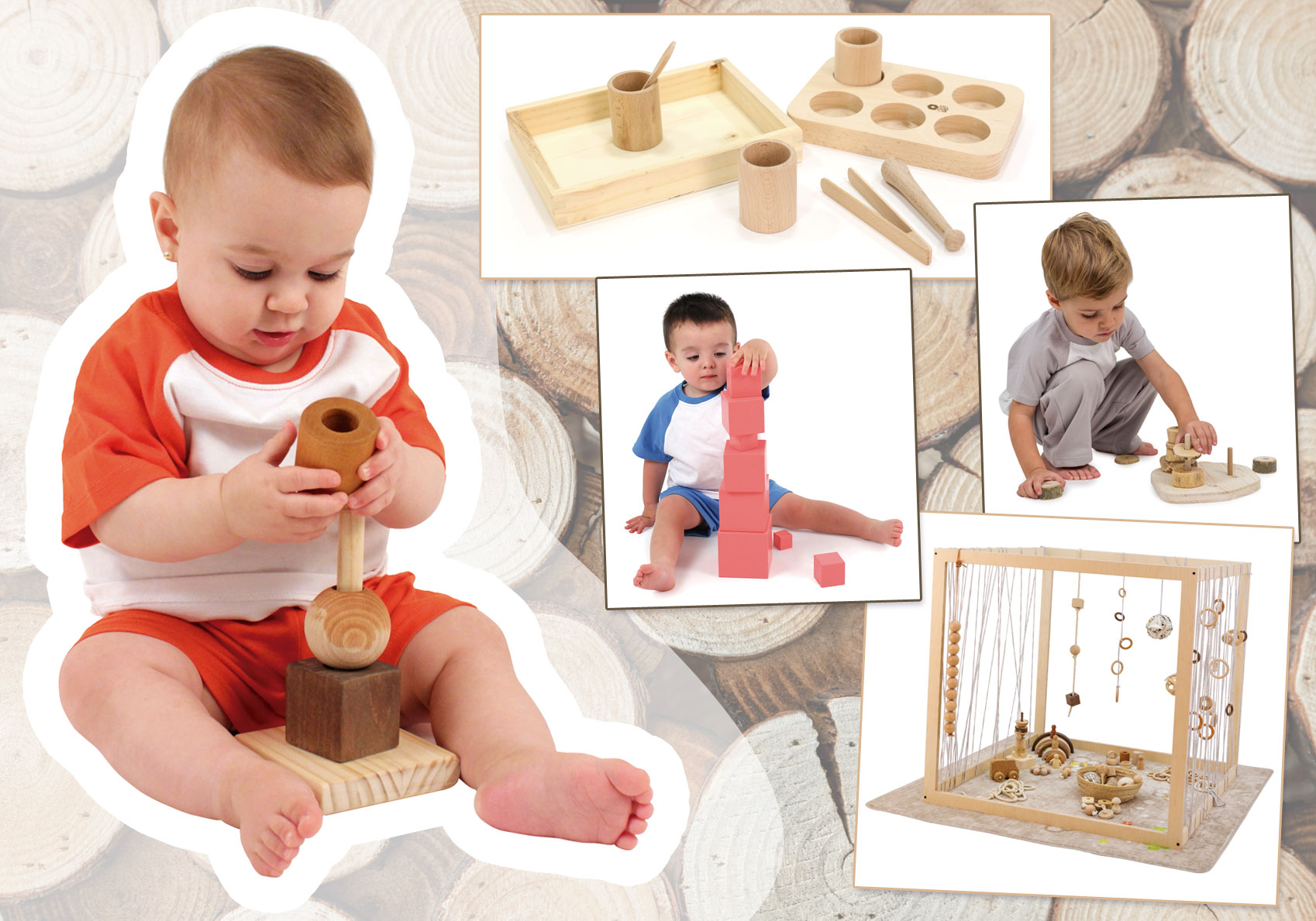 Juguetes inspiración Montessori para niños de 4 a 6 años