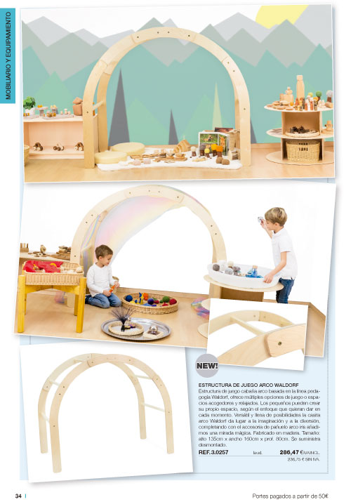 Equipamiento aulas Montessori