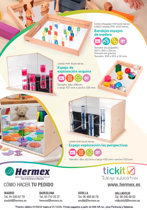 Grandes novedades sensoriales Tickit