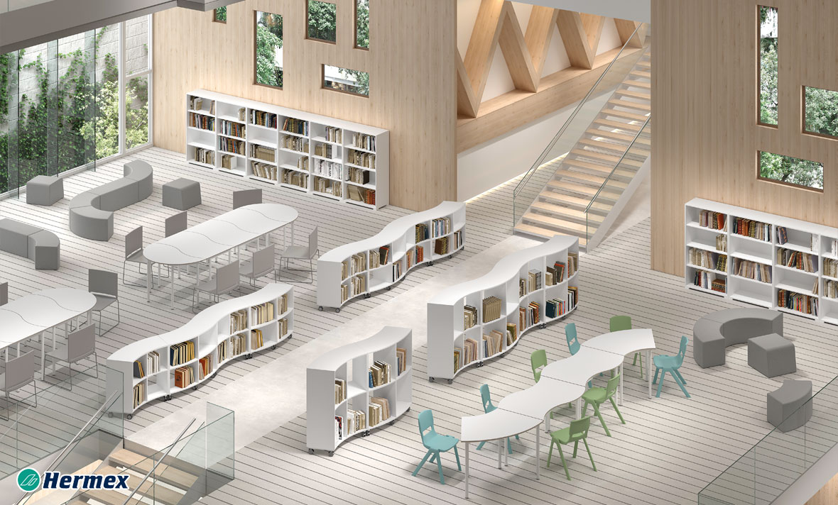 Biblioteca escolar - Bilblioteca y espacio colaborativo