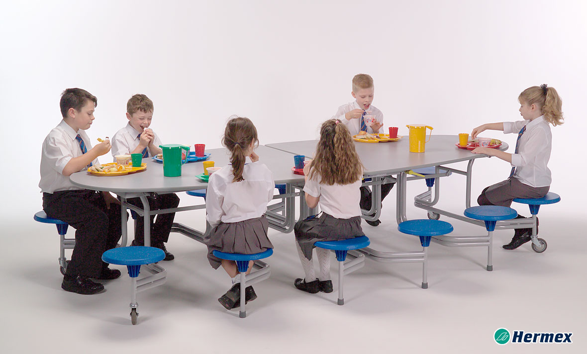 Comedores escolares - Mesas desplegables